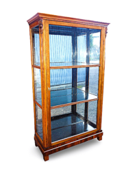 Vitrine Biedermeier Nussbaum