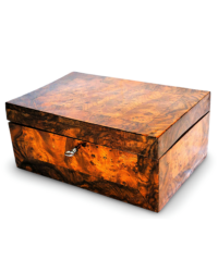 Biedermeier-Schatulle Nussbaum