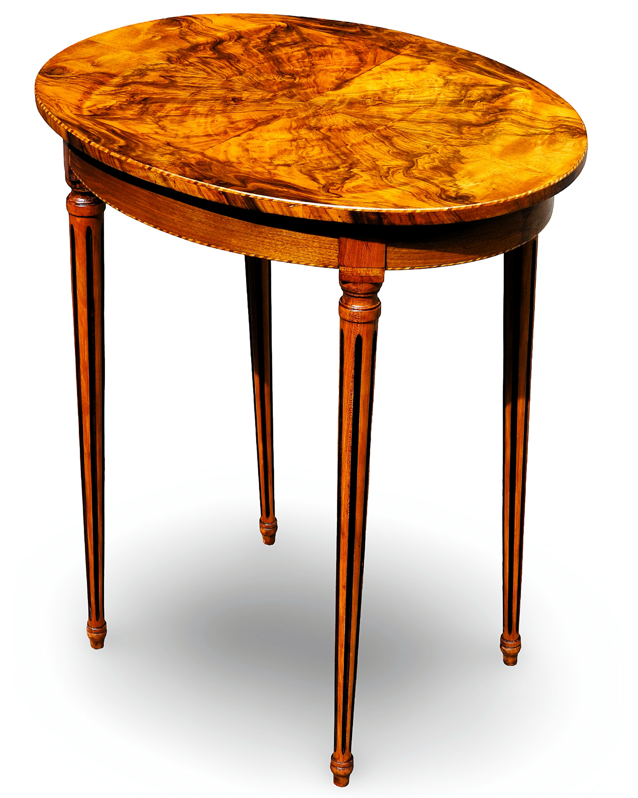 Tischchen Louis-Seize Nussbaum – Bild 2