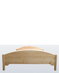 Design-Bett Erle massiv