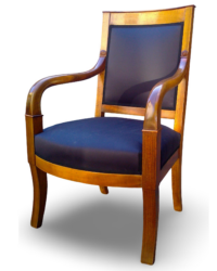 Sessel Biedermeier, Mahagony