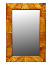 2 Biedermeierspiegel, Kirschbaum, original Spiegelglas